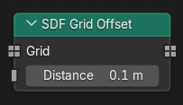 SDF栅格偏移节点。